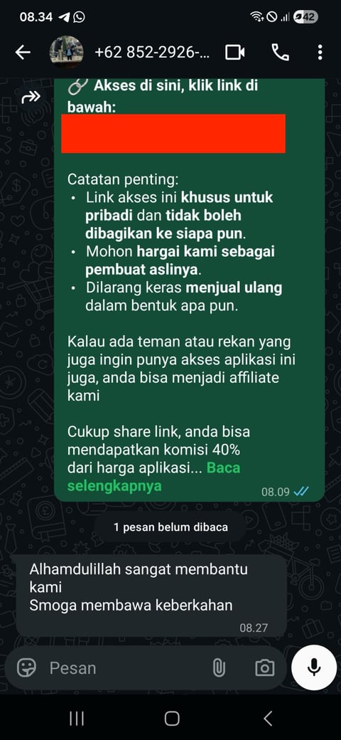 Testimoni pengguna AI Dakwah Generator