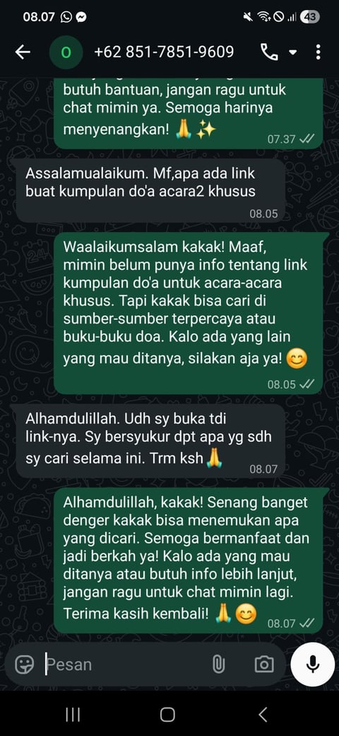 Testimoni pengguna AI Dakwah Generator