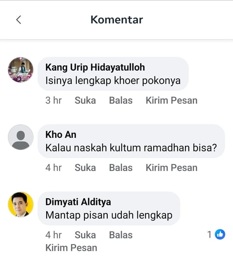 Testimoni pengguna AI Dakwah Generator
